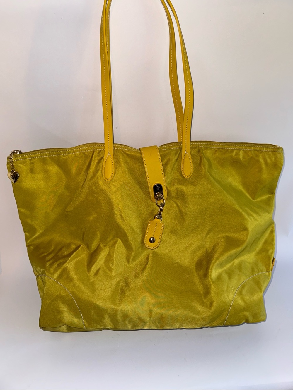 JPK Paris 75 The Lovesac Yellow Nylon Women’s Tote Bag